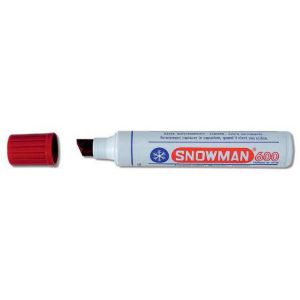 Marker permanentny Snowman Jumbo 600 2.0-11.0mm, Czerwony
